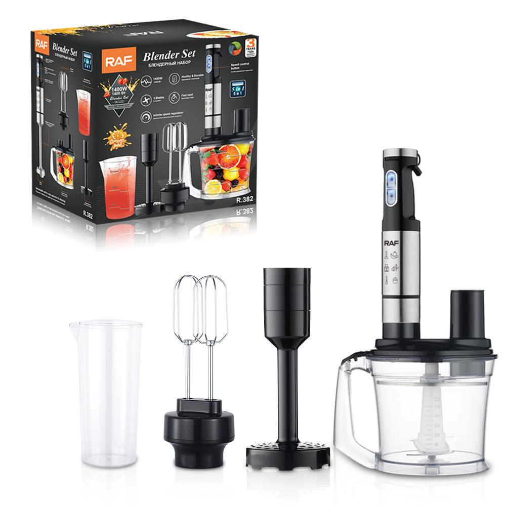 Elektryczny blender ręczny 5 w 1 zgodny ze standardem europejskim: Sokowirówka, Maszynka do mielenia mięsa, Mikser ręczny do jajek, Ręczny kuchenny, Przewodowy