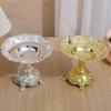 Footed Fruit Bowl Stand Gold Display Tray Light Luxury Decor European Fruit Tray for Office Apartment Festivals Home Restaurant