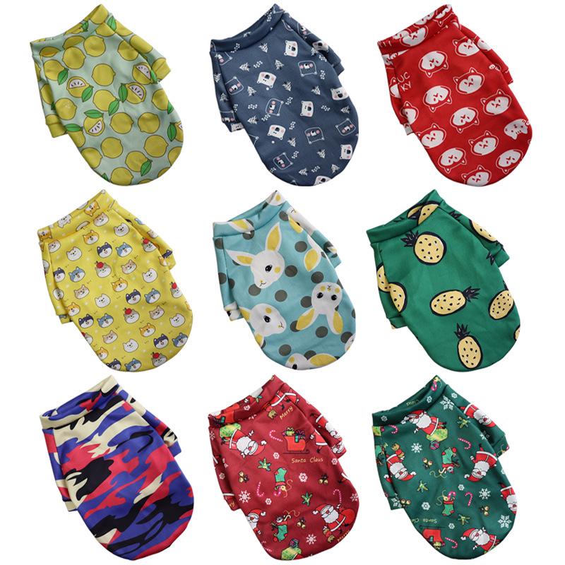 Floral Fleece Dog & Cat Sweatshirt: Fashionable Pet Wear for Spring, Autumn, and Winter