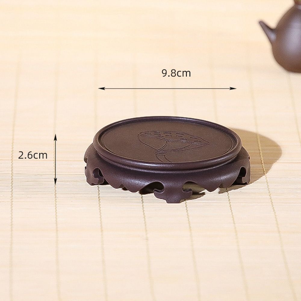 Circular Flower Pot Tray Solid Color Fish Bowl Decoration Stand New Flowerpot Base  Home