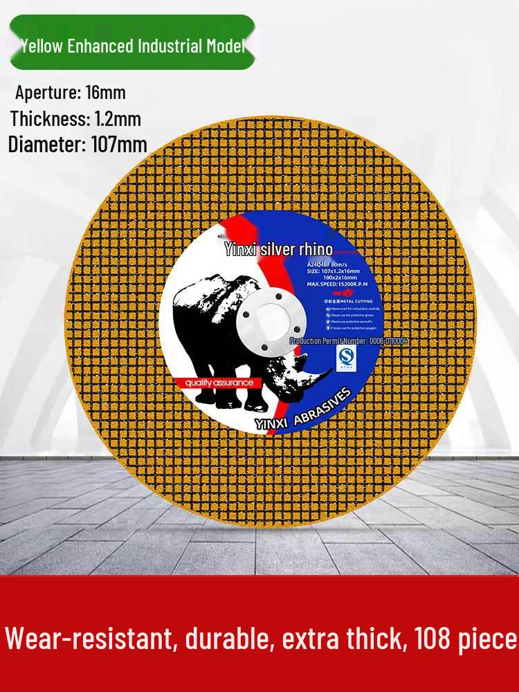 Stainless Steel Abrasive Cutting & Grinding Disc, 100mm Resin Wheel for Metal