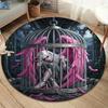 Seven Deadly Sins Round Area Rug,Carpet Rug for Living Room Bedroom Sofa Playroom Decor,Non-slip Floor Mat