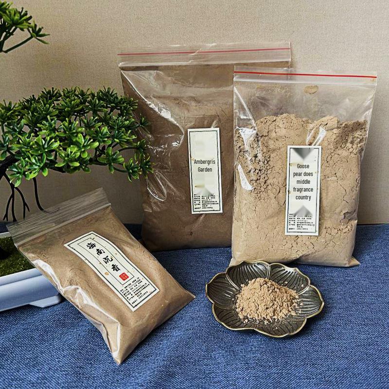 Agarwood & Sandalwood Bedtime Incense Powder - Natural Insect-Eaten Blend for Calm Evenings