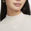 Nike Crop Tops Women's Beige Half Turtleneck Moderate FN2477-104