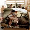 Woman Warrior Bedding Set,Girl Armor Arrow Exotic Style War Theme Kids Teens Adults Comforter Cover King Polyester Duvet Cover
