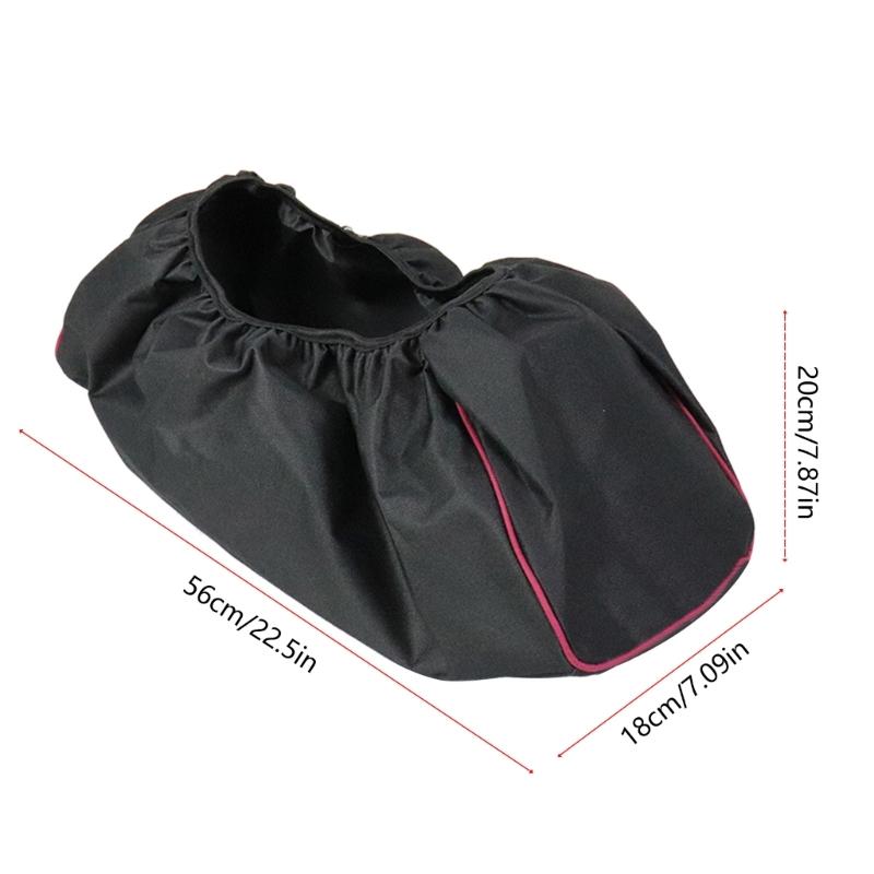 Winch Cover 600D Oxford Fabric Waterproof Winch Dust Covers Heavy Duty Universal Capstan Protective Cover 22x9x7'' Black