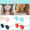 Premium Quality Oversized Round Sunglasses Men Women Vintage Retro Mirror Glasses