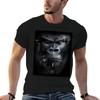 Big Face Animal Gorilla Unisexs Tshirt Casual Loose Fit Short Sleeve Tshirt