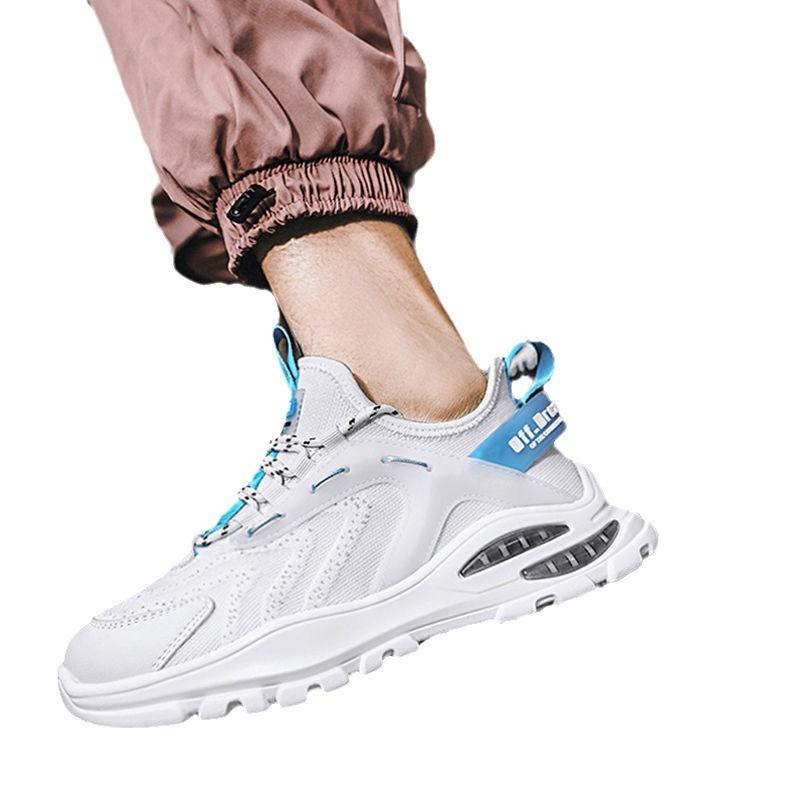 Herrenschuhe 2024 neuer Modetrend Laufschuhe Flyknit atmungsaktive Sportschuhe Koreanische Version Herren Freizeitschuhe