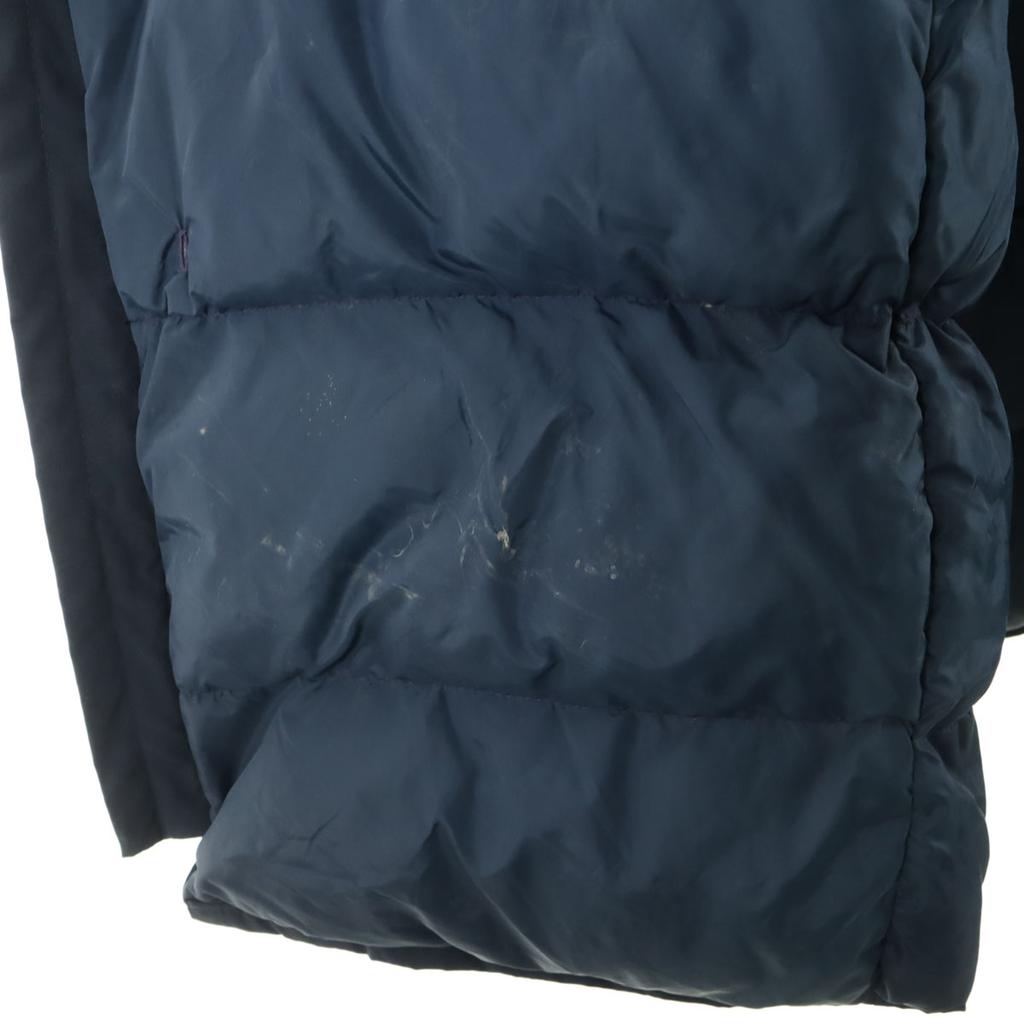 SCHOTT 90s Made In USA Old Down Jacket L Navy Men's Used