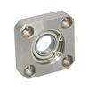 Inlay Retaining Ring Type Square Flange Bearing with Housing Bearing seat assembly Aluminum Carbon Steel Nickel diameter 3-50mm