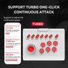 Game Joystick Wired-Bluetooth-compatible/2.4G Connection Arcade Game Console Rocker for