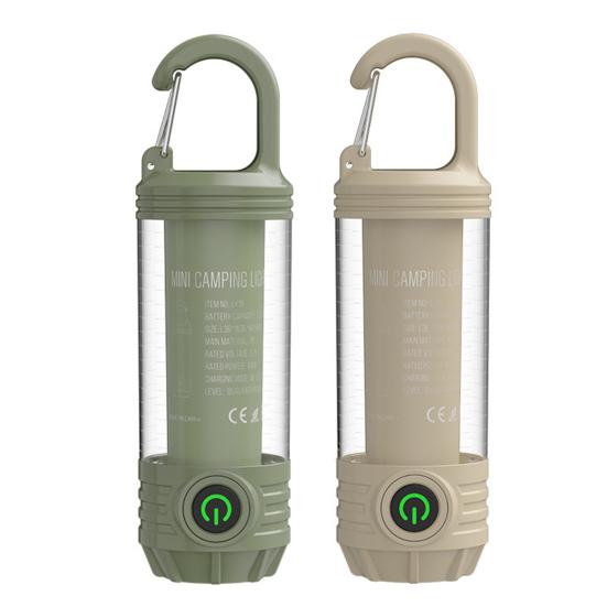LED Camping Light with Hook 4 Modes Adjustable Waterproof Type-C Rechargeable Portable