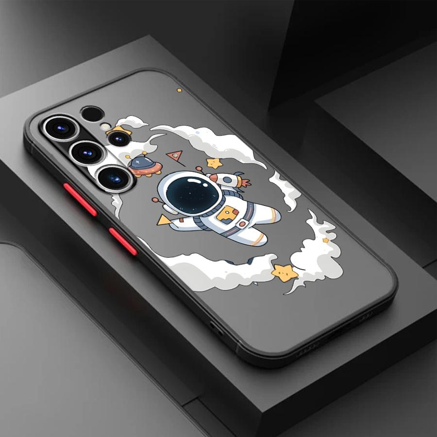 Funda Back Phone Cover Case for Samsung Galaxy S26 S23 FE S21 Note 20 Ultra 10+ S25 Ultra S24 Plus S20 FE S22 Cute Cartoon