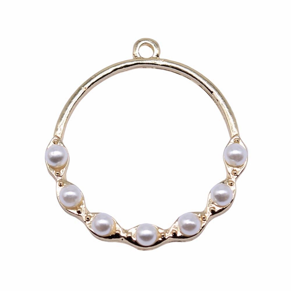 

10 шт., круглые подвески, компоненты ювелирных изделий, аксессуары, электрофорез Kc, сплав золота и цинка, 28X26 мм