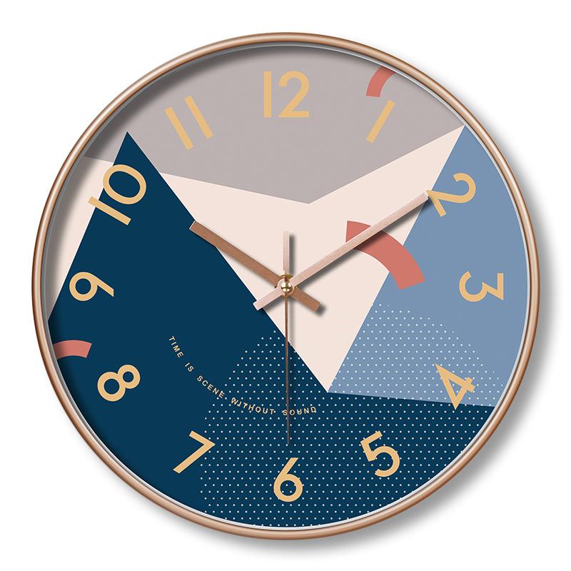 Plastic Silent Wall Clock Creative Fashion Living Room Wall Clock Clock Wall Clock 12 Inches 30CM