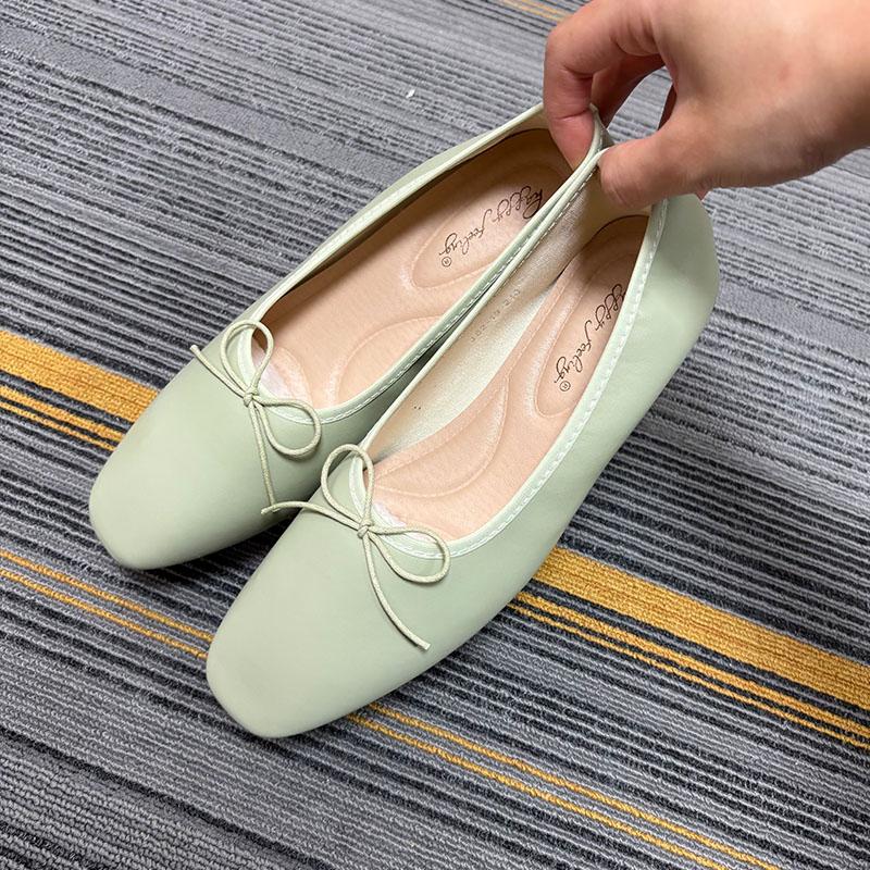 Fashion Luxury Butterfly-Knot Footwear Flats With Shoes For Women Female Soft Fashion Shallow Ladies Ballet Flats Slip On Shoes