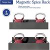 2pcs Magnetic Refrigerator Rack | No Drilling Required, Multifunctional Kitchen Spice Rack, Strong Magnetic Seasoning Rack