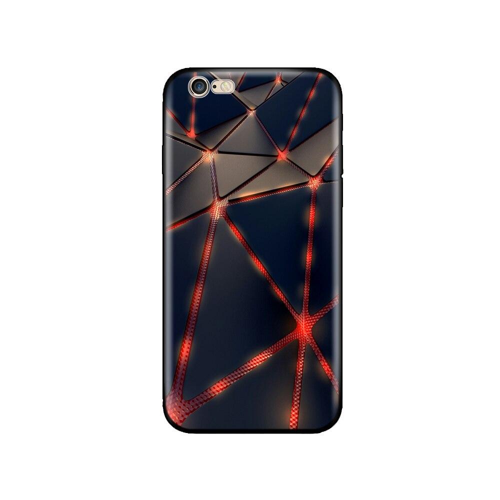 For Iphone 5s 5 S Se 2016 4.0" Case Silicon Soft Phone Cover On Apple iPhone 6s 6 S Plus Funda Coque Shell Bumper Black Tpu Case