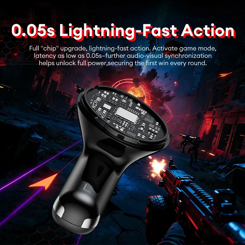 New Lenovo GT102 Gaming Bluetooth V6.0 Earphones Long Endurance Wireless Esport Headphones Noise Reduction Earbuds HD Call