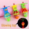 Luminous Flashing Wind-up Spinning Top Toy with Launcher for Children
