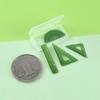 4Pcs/Set Dollhouse Simulation Learning Ruler Model Toy Mini Plastic Rulers Set Square Learning Props Children'S Learning Gifts