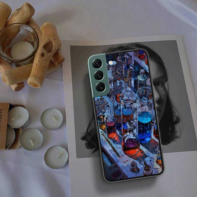 Experimental Vessel Materials, Biological Samples Phone Case For Samsung Galaxy S22 S25 Ultra S21 S10 Plus S26 Edge S20 S23 S24