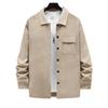 2025 European & American Slim Fit Heavyweight Twill Men's Autumn Long Sleeve Lapel Jacket