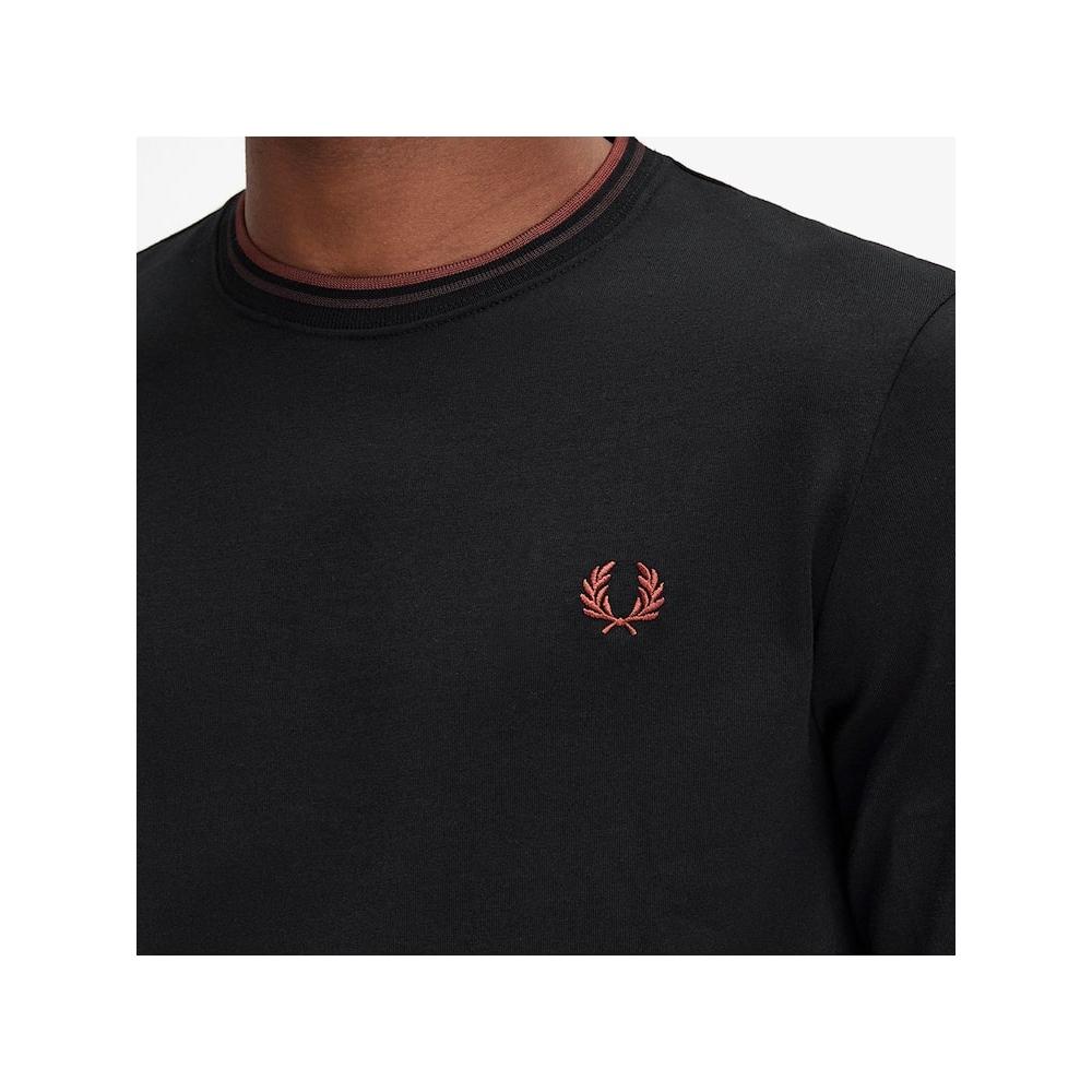 Fred Perry [headquarTers Genuine] Fred Perry [baseline] Long Sleeve Twin Tip T shirT  W68  Afpm2439602 W68 qzgAfpm2439602 W68