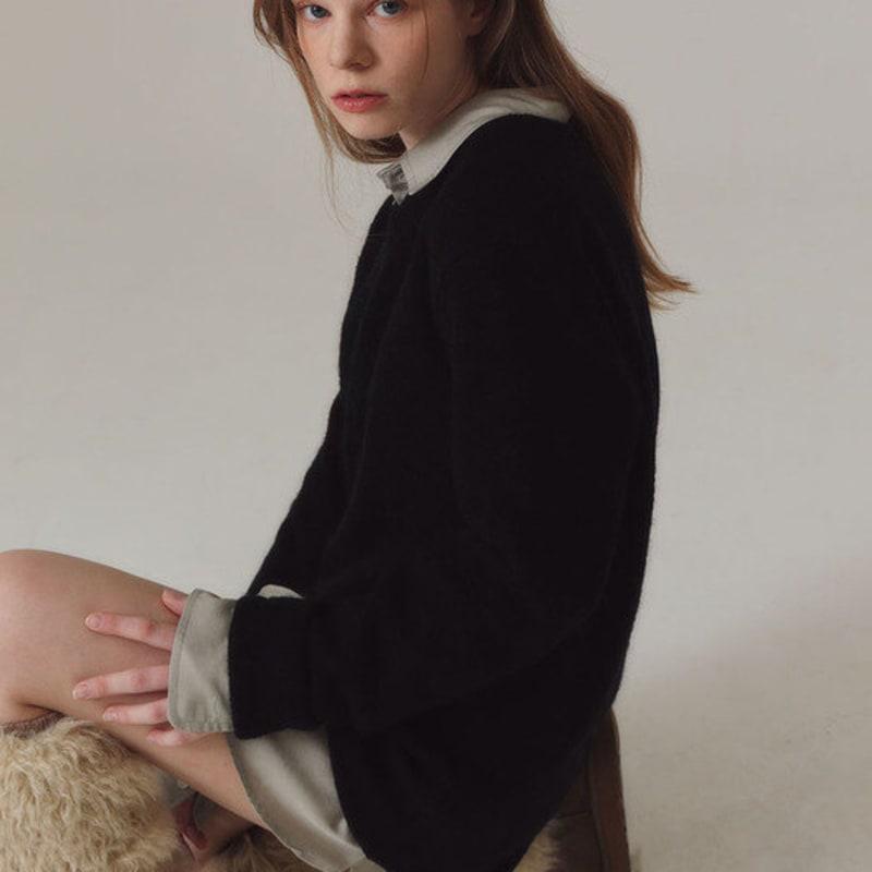 Prevoir MINK HAIR CLIP [IVORY/GRAY/BLACK]