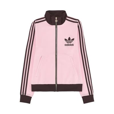 Originals Premium Retro Sport Stehkragen Weiche Bequeme Freizeitjacke Damenjacke Hellrosa JX2804
