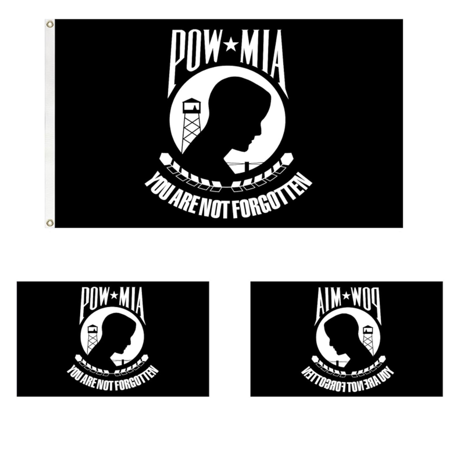 

Lifelike Color And Fade Proof - Canvas Header And Double Stitched - You Are Not Forgotten Prisoner Of War Flags Polyester With Brass Grommets 3 X 5 Ft One Size