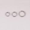 Alloy Spring Snap Open Ring for DIY Keyring, Pendant, or Bag Accessories