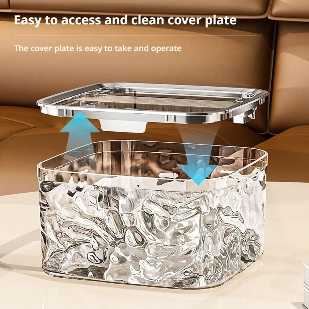 Transparent Acrylic Hair Accessories Storage Box Hair Clip Hair Band Jewelry Makeup Stationery Organizer Box For Home Bathroom