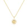 Ania Haie Gold Sunburst 925 Silver Necklace N074-03G
