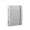 Frosted A6 PP Loose-Leaf Folder: Six-Hole Transparent Document Holder & Planner