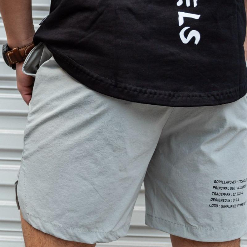 Men Shorts Light Weight Thin Short Pants Running Squat Fitness Shorts Men Gym Wear Quick-drying Drawstring Shorts