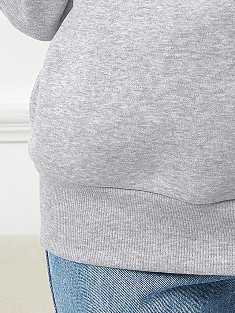 European & American Half-Zip Fleece Pullover: Long-Sleeved Sweatshirt with Half-High Neck for Autumn and Winter.