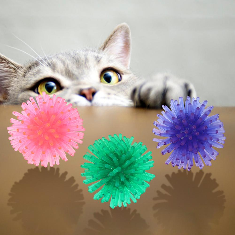 

10 Pcs Colorful Cat Toy Ball Playing Toy Cat Toy Pet Toy