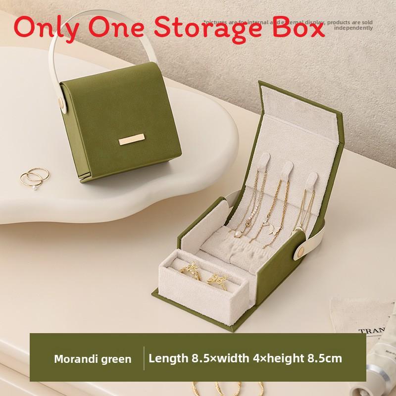 Jewelry Storage Box With Pu Material For Travel And Gift For Women