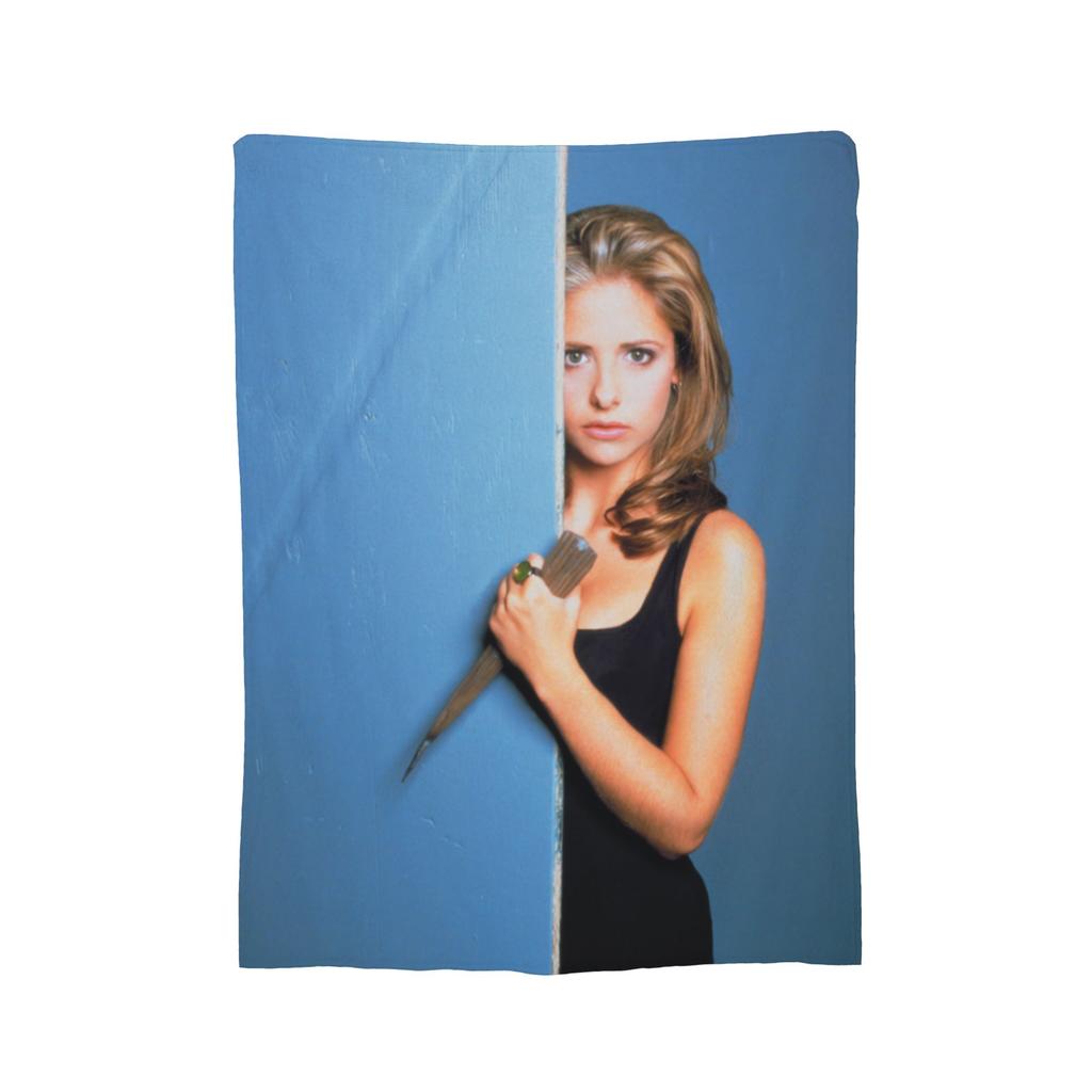 Buffy the Vampire Slayer Horror Blankets  Flannel Funny Soft Throw Blanket for Bedding Lounge Spring/Autumn,