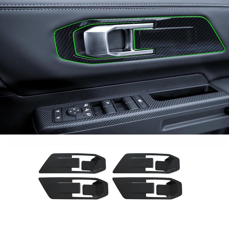 RHD For Mitsubishi triton/L200 2024 + Interior ABS Central Console Gear Water Cup Window Lift Switch Air Conditions Outlet Cover