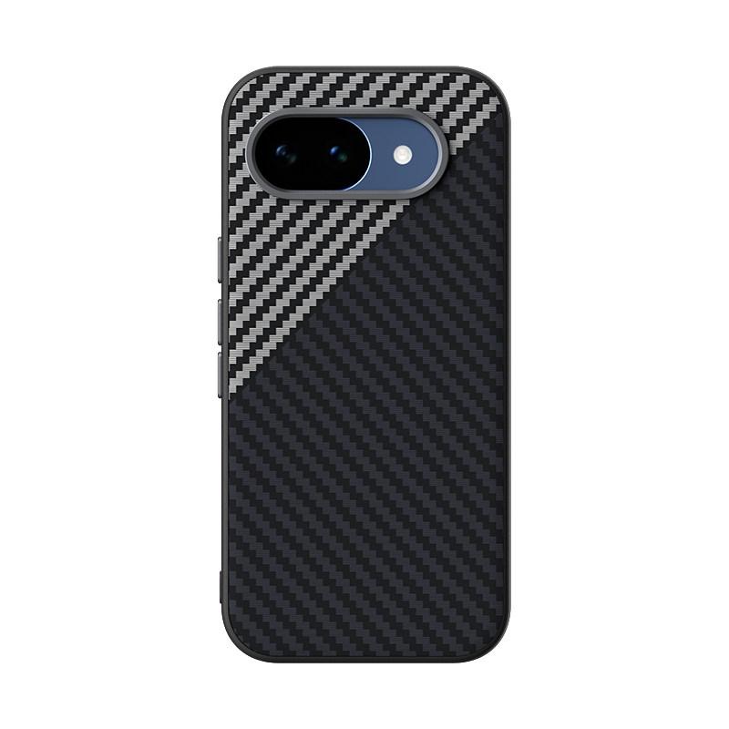 Dla Google Pixel 10a Magnetyczne Etui Pasek ze Paskowanej Skóry PU Twarda Silikonowa Pokrywa Dla Google Pixel 10a Luksusowa Muszla Odporny na Wstrząsy Zderzak
