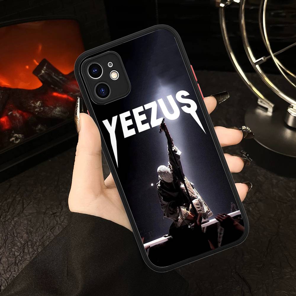 Rapper Kanye West YE For IPhone Air 16 15 14 Plus 13 12 11 Pro Max Matte Cover Jelly Shockproof Phone Case