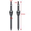 YEAHRUN 2PCS Steel CVD Front Axle Drive Shaft 48.5/52.5mm for 1:24 RC Crawler Car Axial SCX24 All Series Upgraded Parts