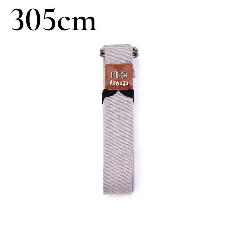 Enhanced Polyester Cotton Yoga Stretch Strap