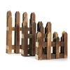 Outdoor Anticorrosive Wooden Garden Fence with Stakes