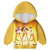 Girls Hoodie 3D Cartoon Jacket Sweatshirt Music Zip Hooded Long Sleeve Tops
