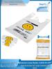 Supermarket Smiley Face Disposable Thickened Plastic Shopping Bags, Vest-Style, Convenient for Food and Groceries.