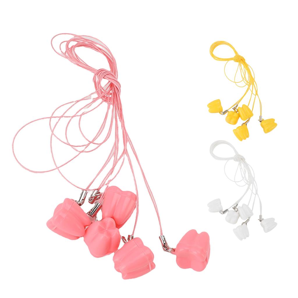 50pcs Milk Teeth Storage Box Plastic Baby Tooth Storage Case Organizer for Home and Travel